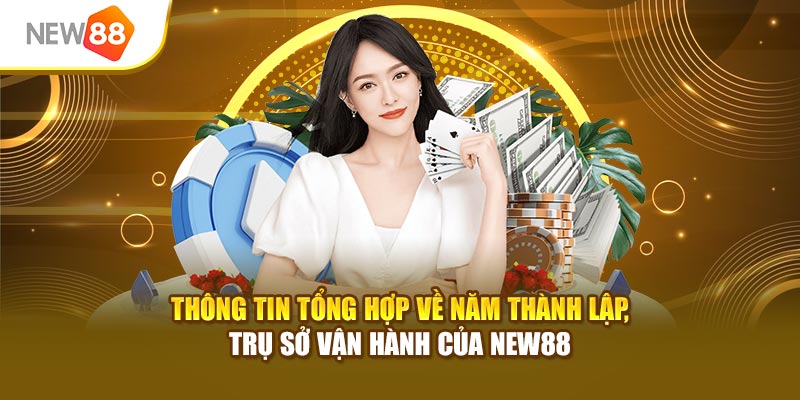 Thông tin tổng hợp về năm thành lập, trụ sở vận hành của New88
